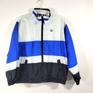 Vintage JCPENNEY x USA OLYMPICS colorblock zip up warm up track jacket